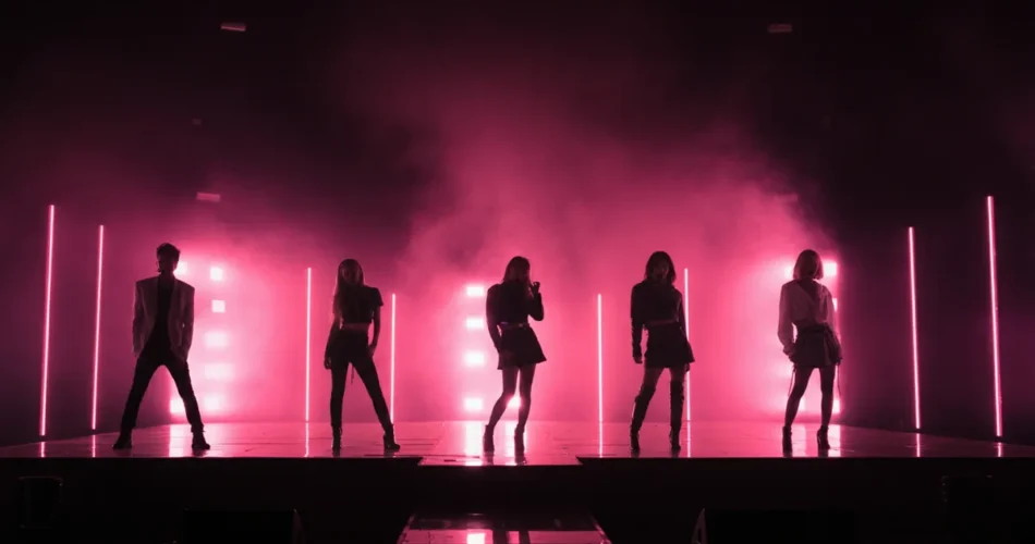 blackpink üyeleri - k-pop konser sahnesi